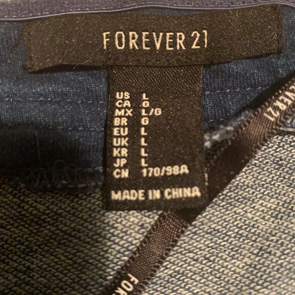 Forever 21 Sleeveless Mini Jean Dress - Picture 5 of 6